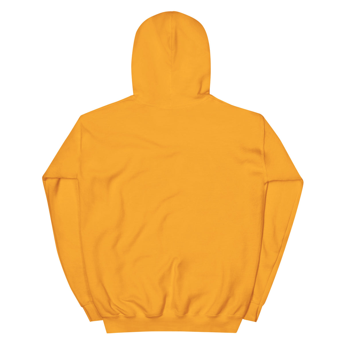 BLIJ Hoodie – Goud/Paars – productfoto achterkant, BLIJ geborduurd