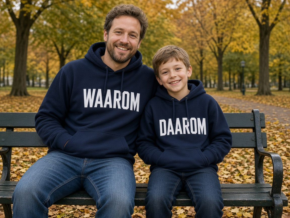 D1 duo WAAROM en DAAROM – modelfoto (heren)